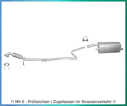 Auspuffanlage für ford - für, fiesta